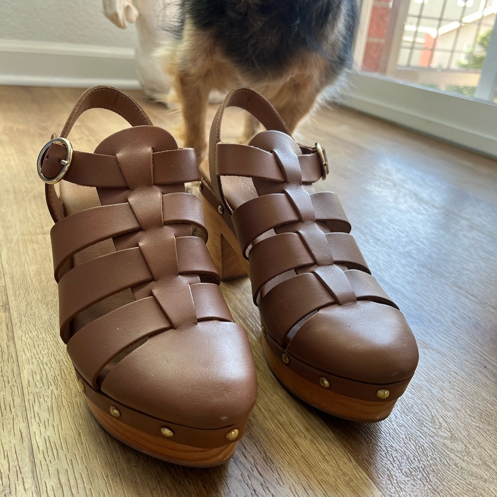 Anthropologie Fisherman Clog